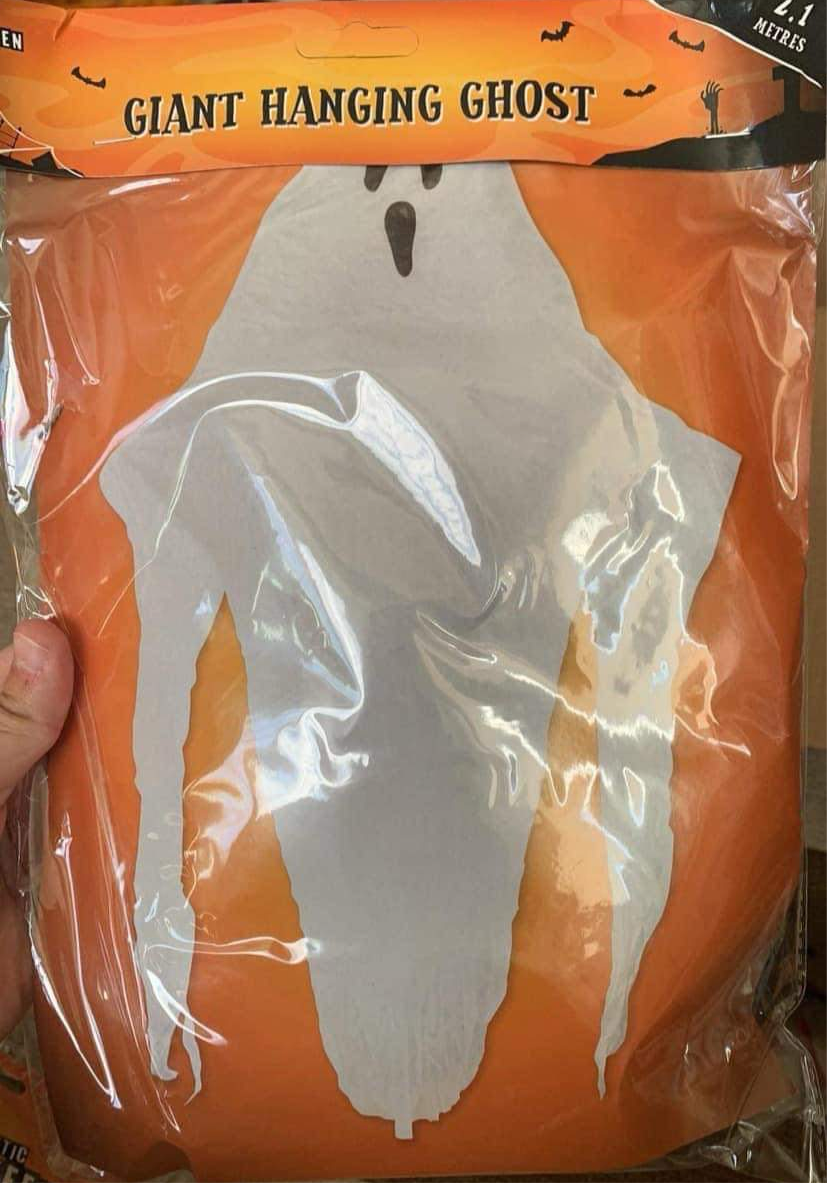 Giant hanging ghost