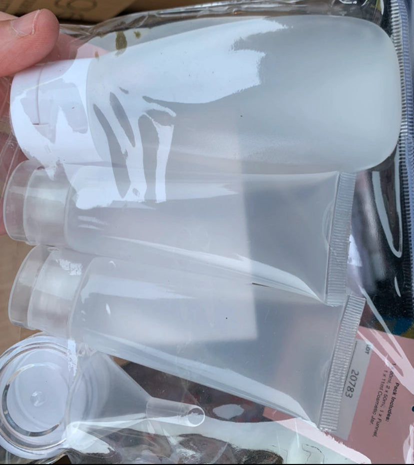 Squeezable Travel Bottle Set 4 Pack