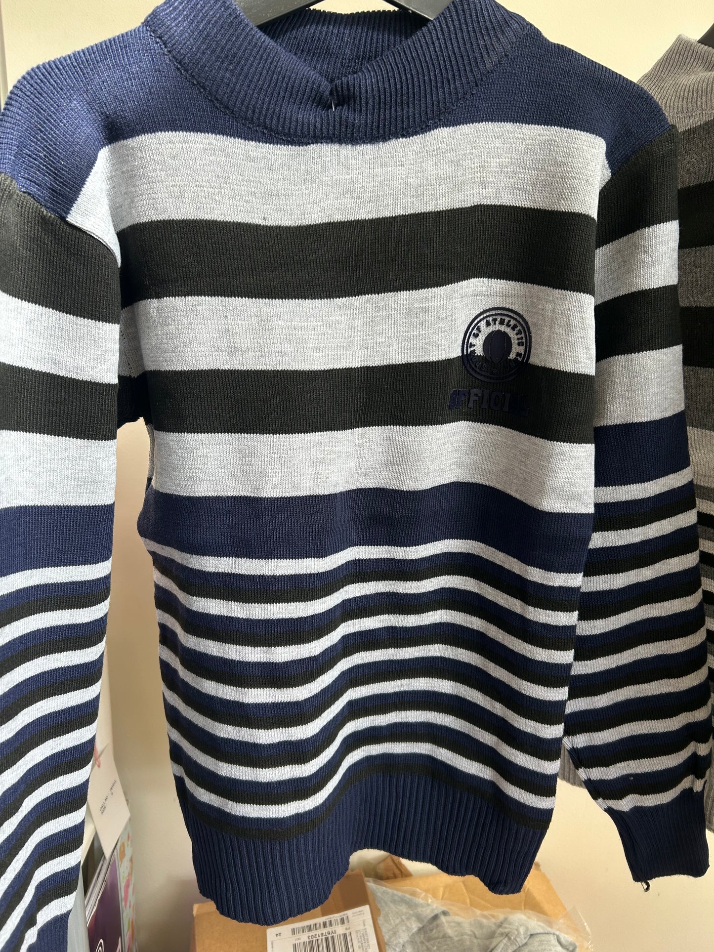 3 tone striped jumper