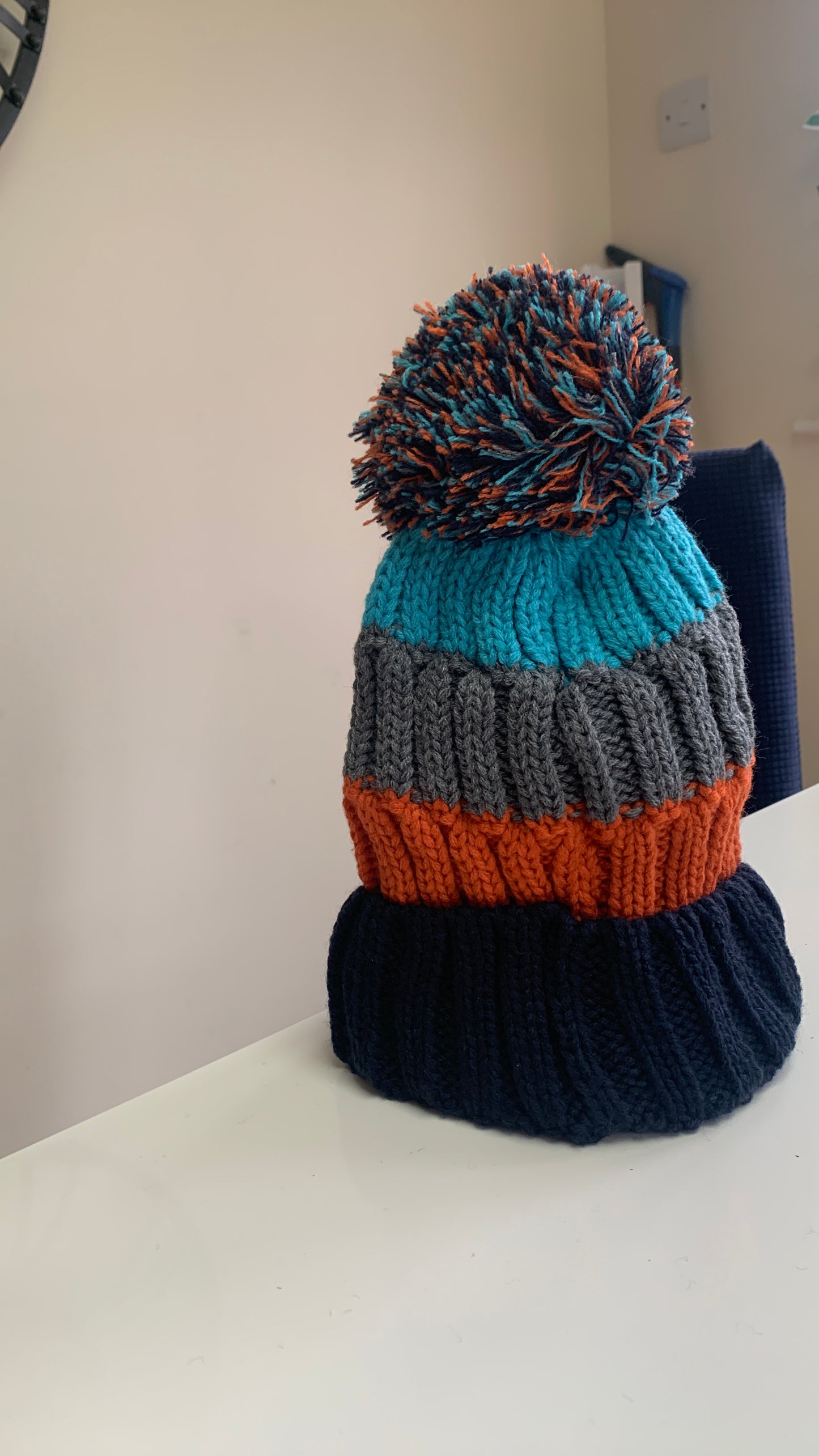 Boys thermal Pom Pom hats