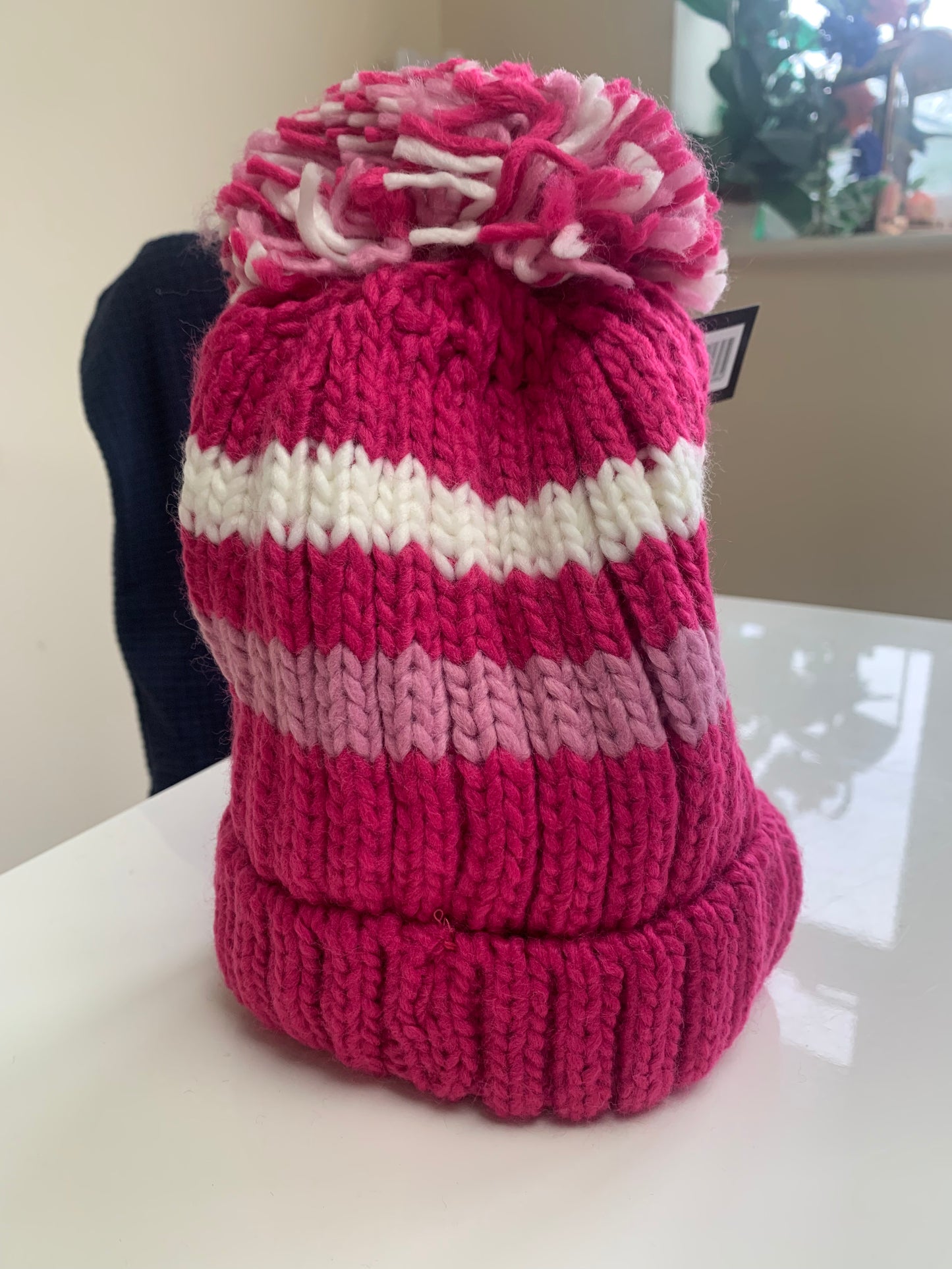 Girls thermal Pom Pom hats
