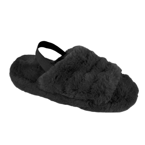 Ladies fluffy slippers