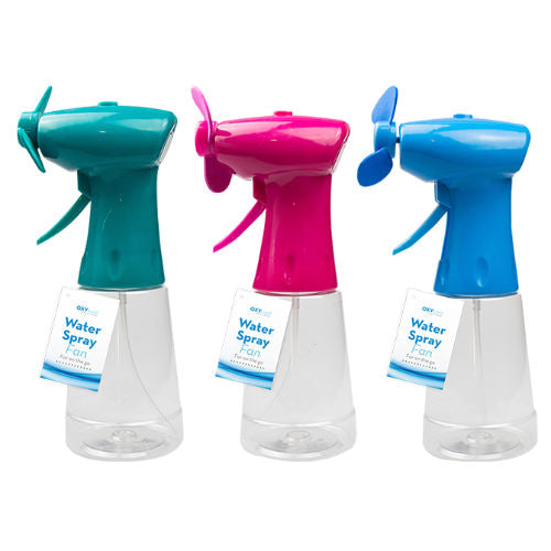 Water spray fan