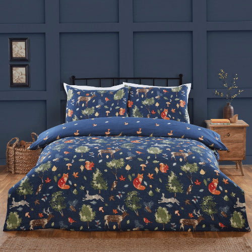 AUTUMN FOREST REVERSIBLE DUVET SET