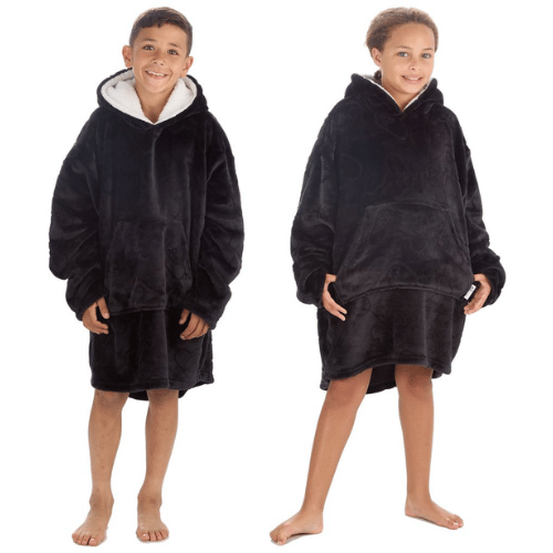 Kids gaming design plush oversized hoodie