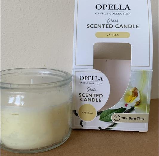 Opella vanilla candle