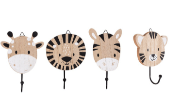 Hugs & Kisses Decorative Wooden Hooks