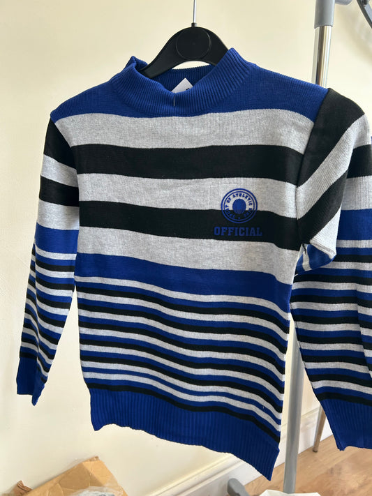 3 tone striped jumper