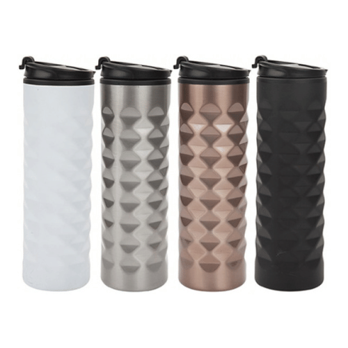 Metallic Double Walled Travel Mug 16oz