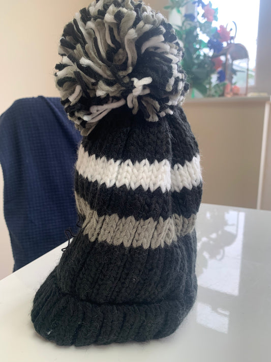 Girls thermal Pom Pom hats and gloves